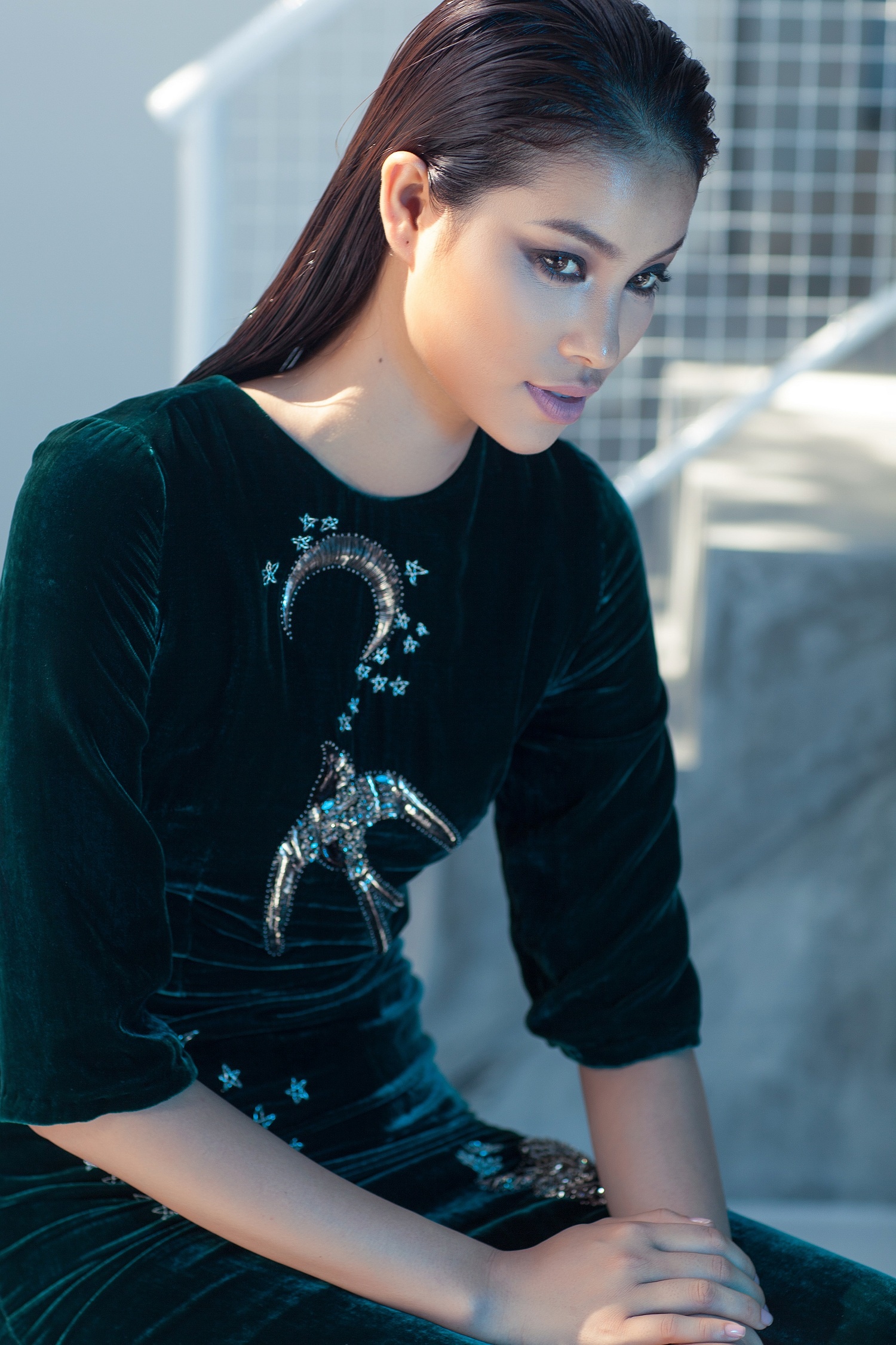 Pham Huong truoc chung ket The face anh 6