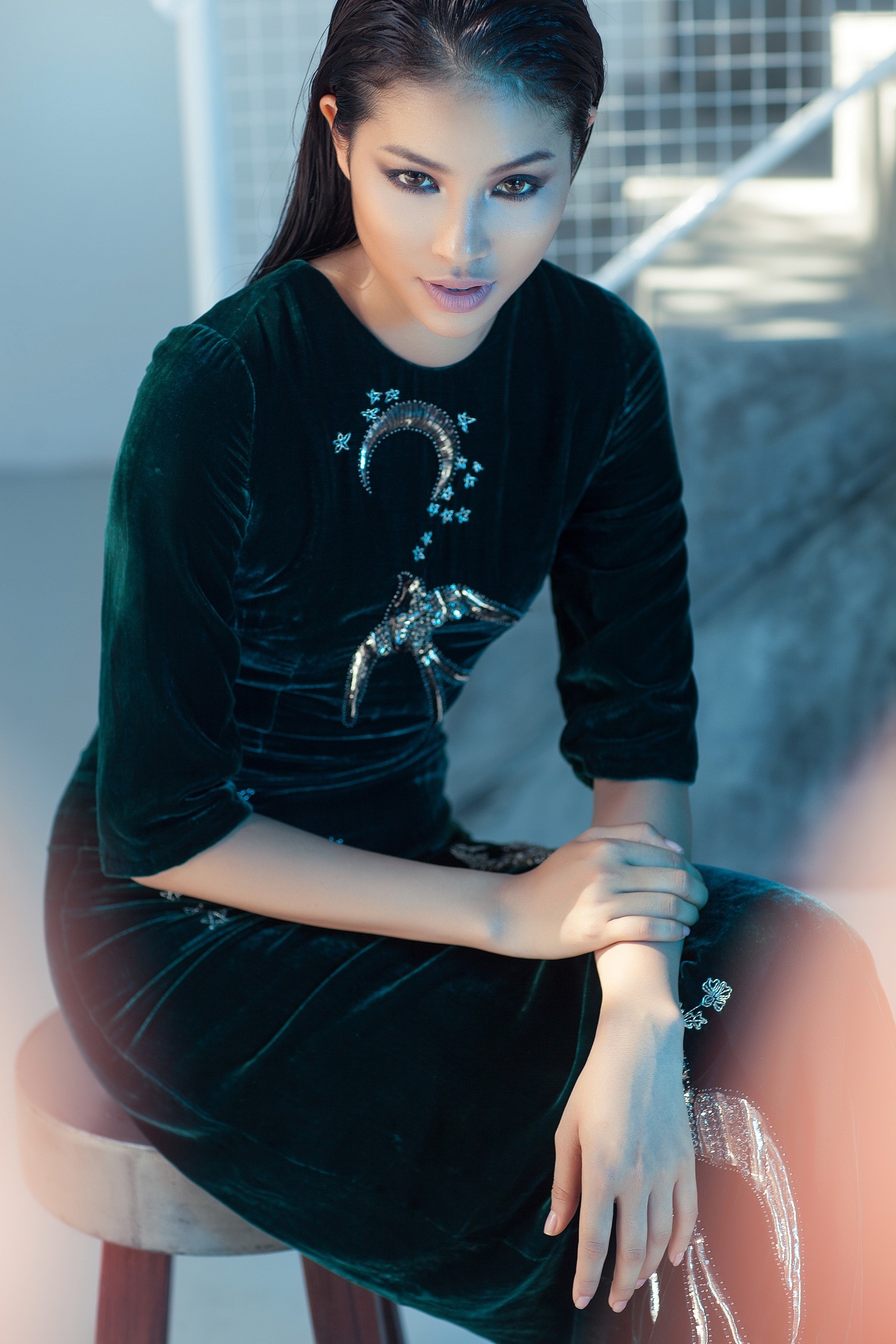 Pham Huong truoc chung ket The face anh 7