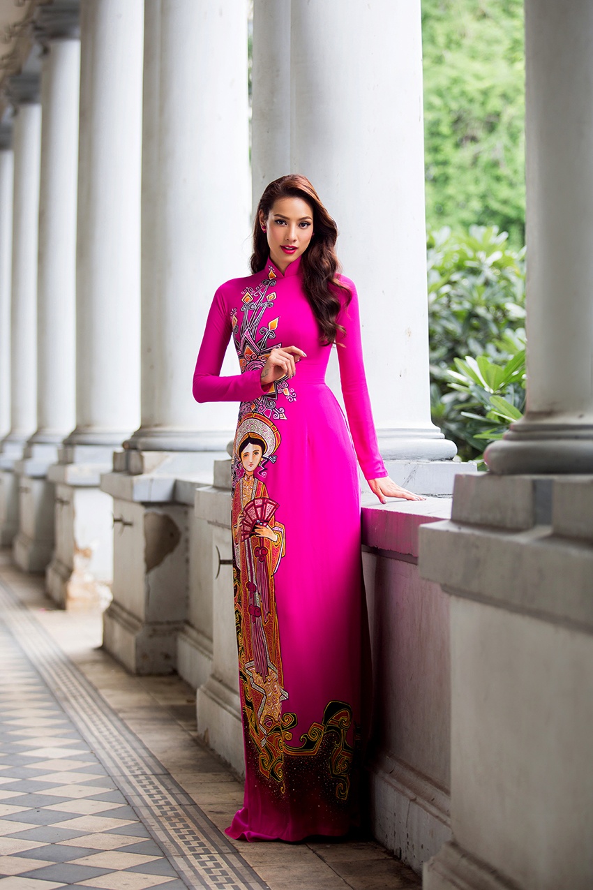 Lilly  Nguyễn diện áo dài ảnh 4 Lilly  Nguyen dien ao dai anh 4