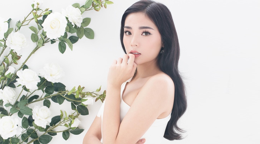 Hoa hau Ky Duyen tro lai trong bo anh moi hinh anh
