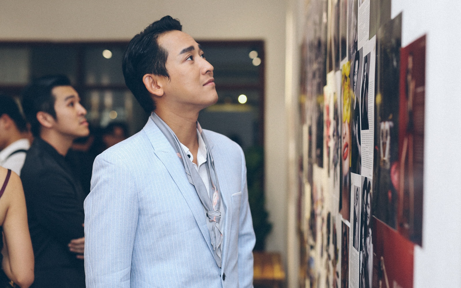 Hứa Vĩ Văn diện vest pastel bảnh bao ở sự kiện ảnh 2 Hua Vi Van dien vest pastel banh bao o su kien anh 2