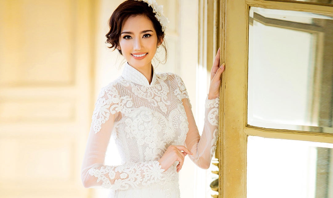 Trúc Diễm duyên dáng áo dài trắng ảnh 6 Truc Diem duyen dang ao dai trang anh 6