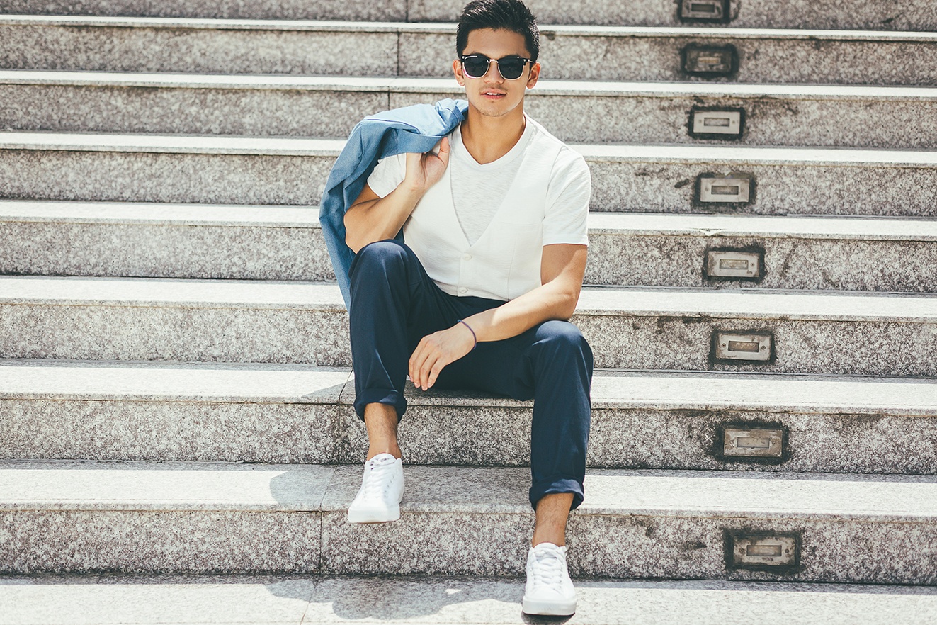 Trong Hieu goi y 9 set do dao pho cuoi tuan cho phai manh anh 5