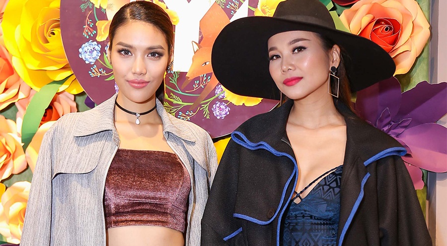 Thanh Hang, Lan Khue dien crop-top khoe eo o su kien hinh anh