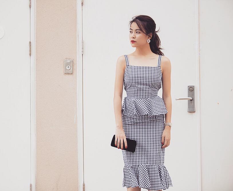 Midu,  Hoang Thuy Linh dien trang phuc dao pho dep nhat tuan anh 2