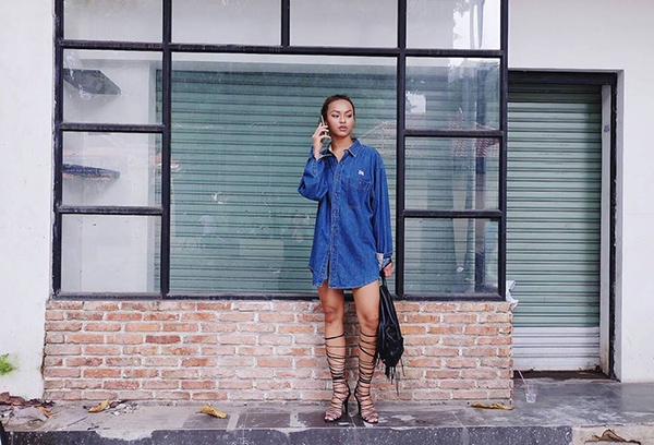 Midu,  Hoang Thuy Linh dien trang phuc dao pho dep nhat tuan anh 4