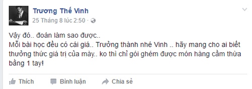 Trương Thế Vinh chia tay bạn gái ảnh 2 Truong The Vinh chia tay ban gai anh 2