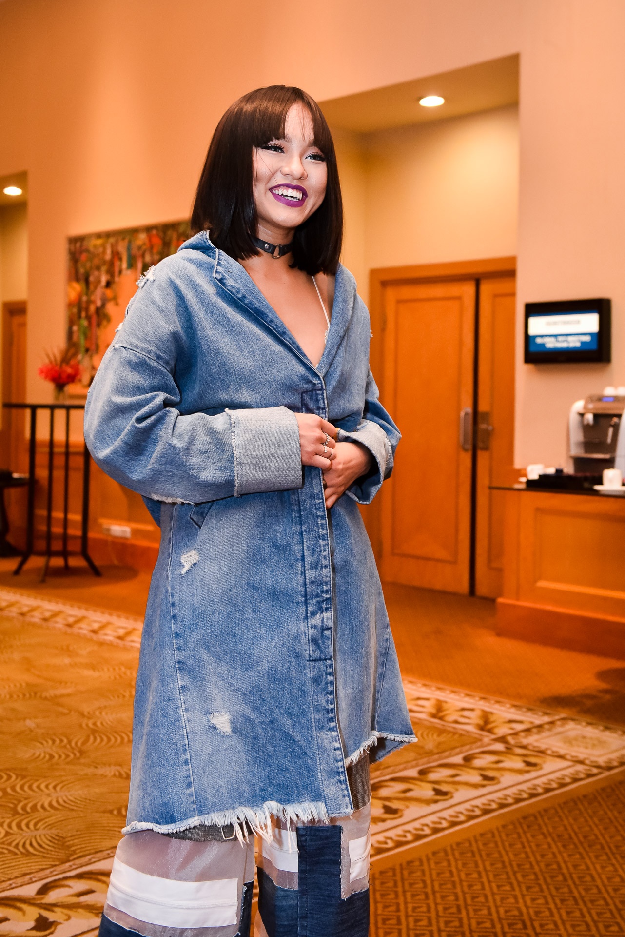 Mai Ngo dien mot lo noi y phan cam o su kien anh 1