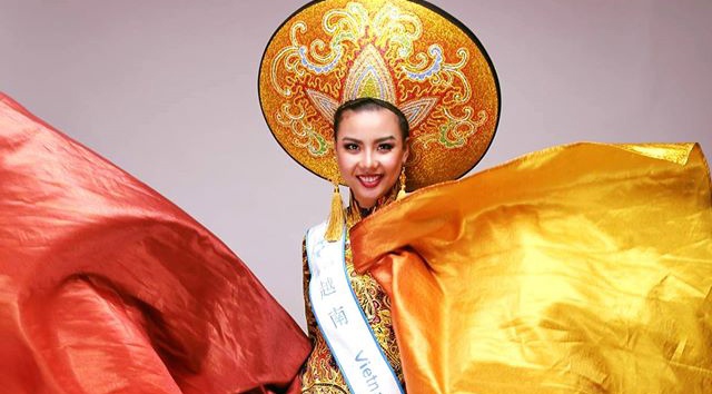 Lai Thanh Huong doat giai Trang phuc dan toc dep nhat hinh anh