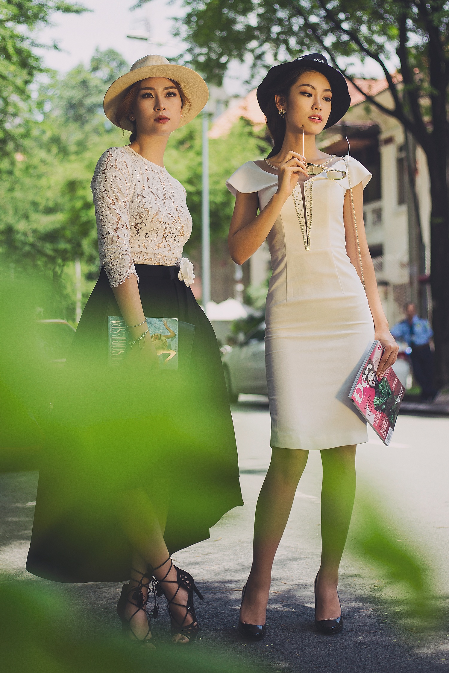 Thuy Linh - Phuong Linh dien do doi xuong pho anh 6