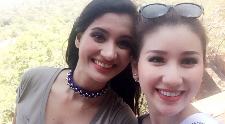 Bao Nhu rang ro ben thi sinh Hoa hau Lien luc dia hinh anh