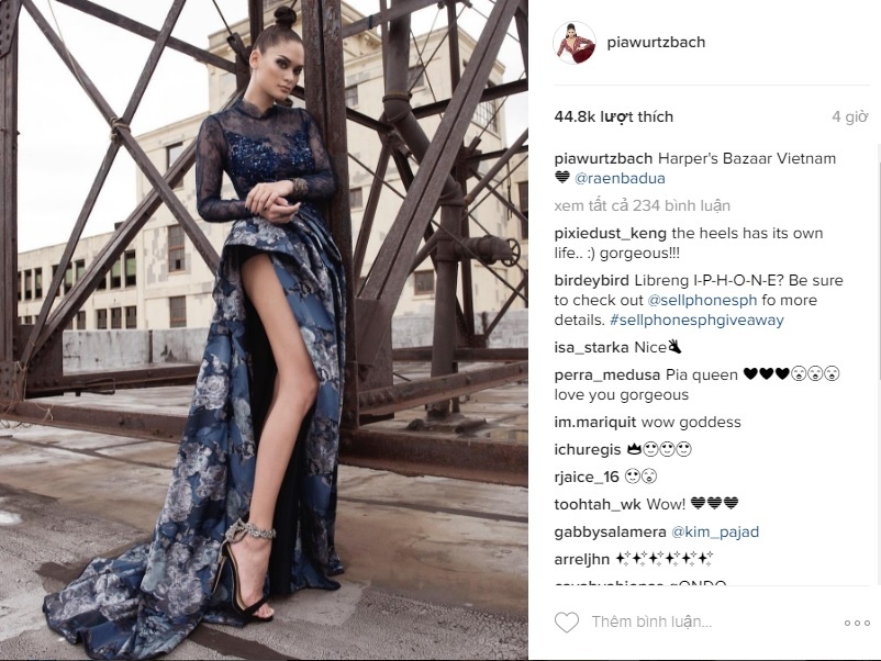 Pia Wurtzbach chụp ảnh cho tạp chí Việt Nam ảnh 1 Pia Wurtzbach chup anh cho tap chi Viet Nam anh 1