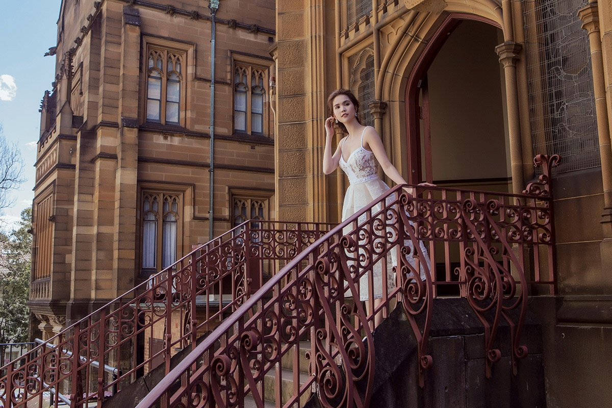 Ngoc Trinh xinh nhu cong chua anh 3