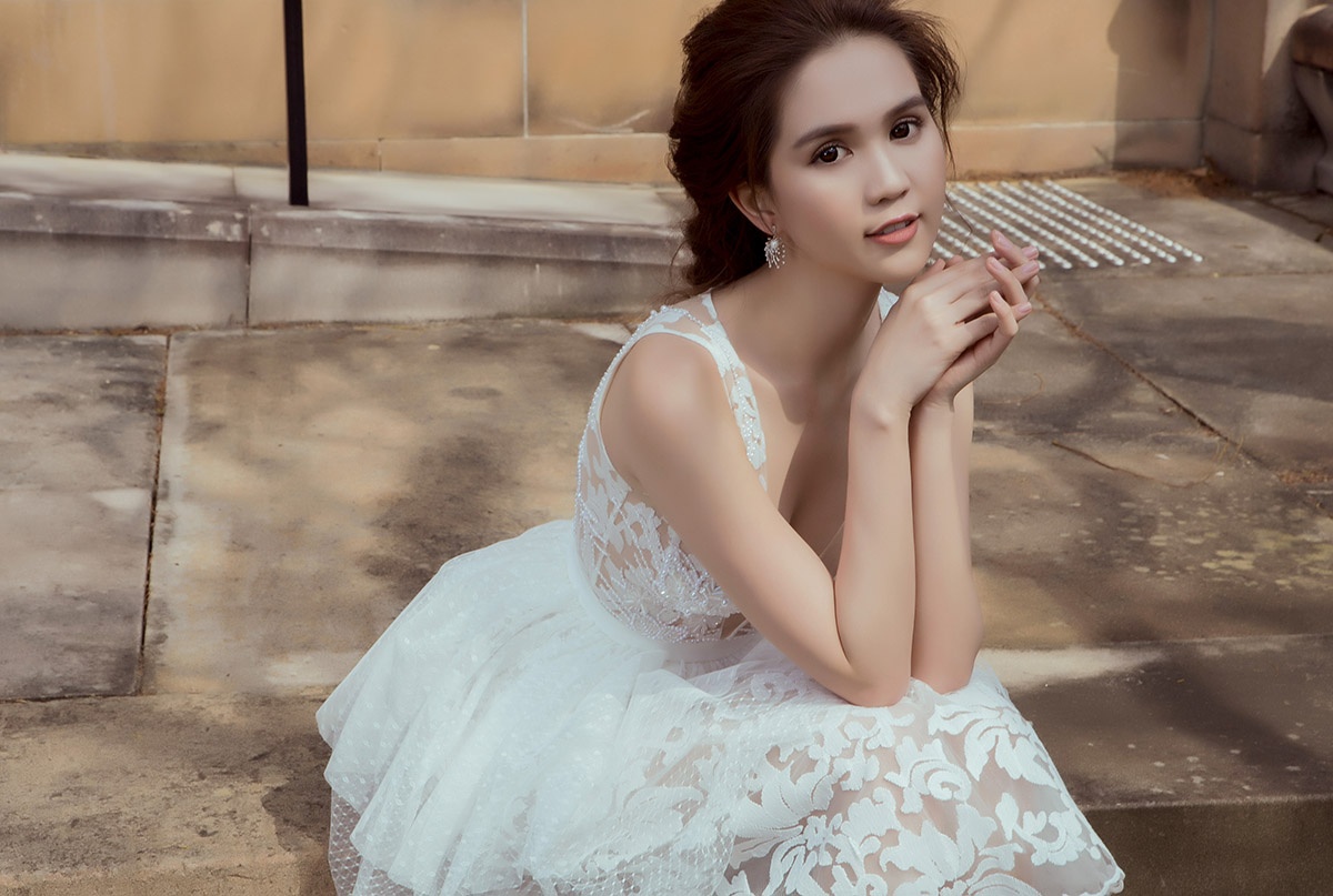 Ngoc Trinh xinh nhu cong chua anh 4