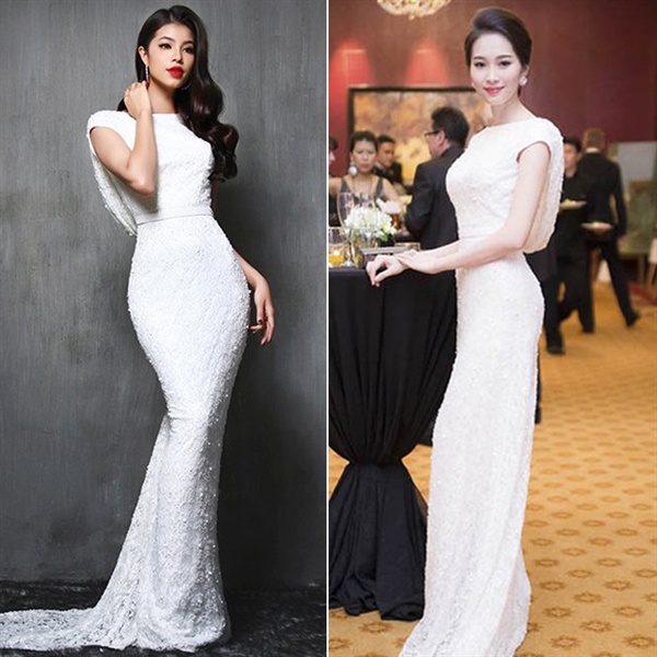 Dan sao nu dung vay ao voi Pham Huong anh 1