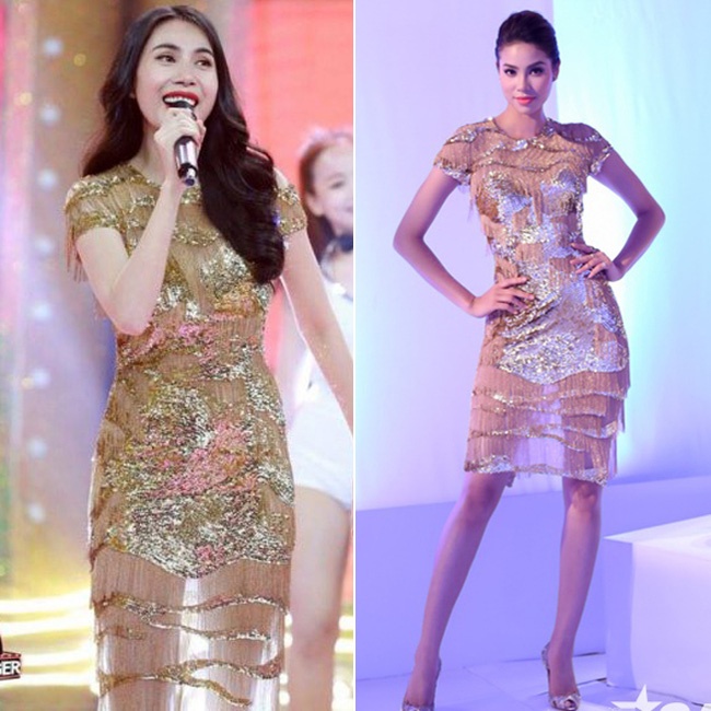 Dan sao nu dung vay ao voi Pham Huong anh 7