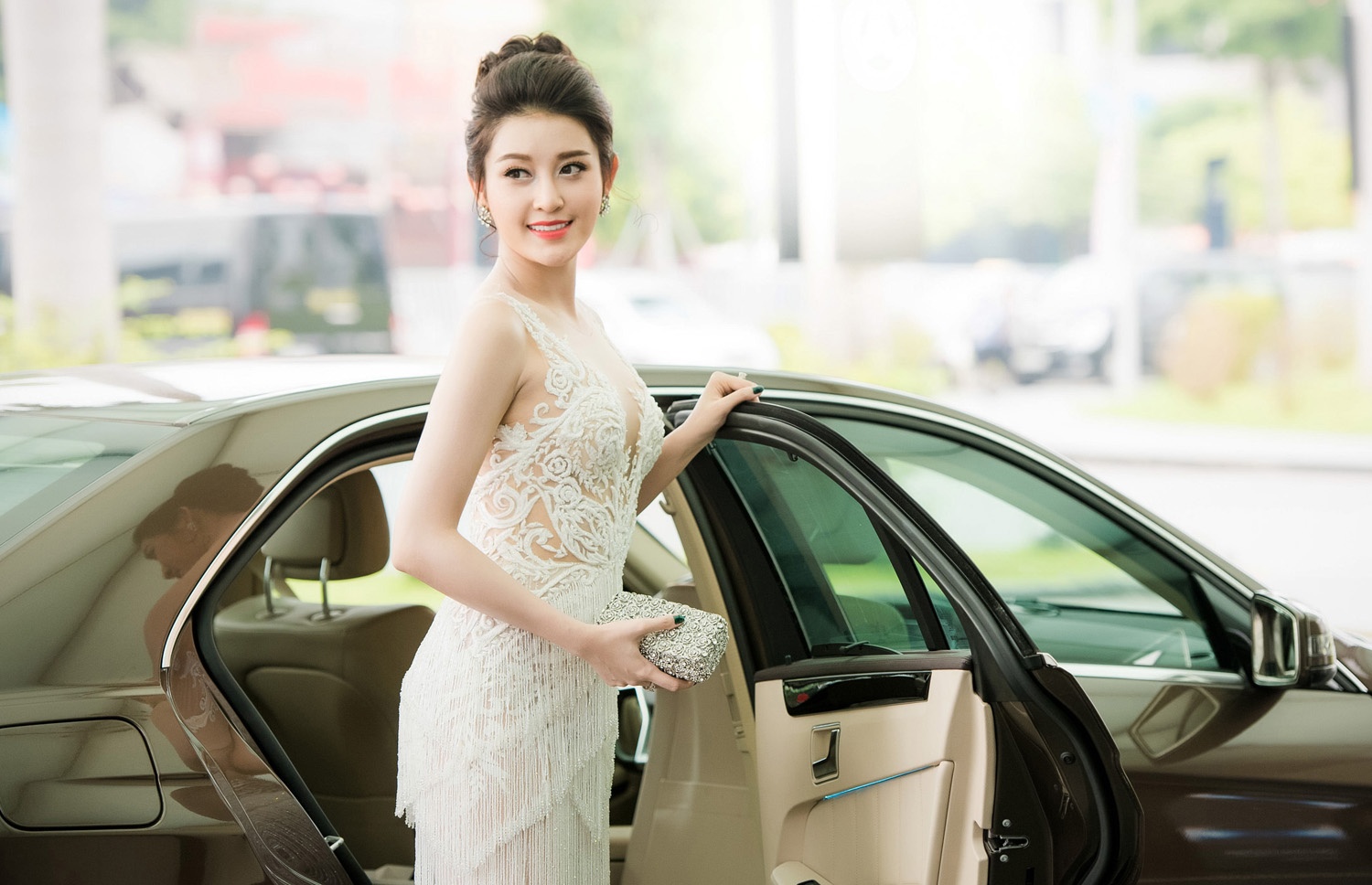 Á hậu Huyền My ở sự kiện ảnh 2 A hau Huyen My o su kien anh 2