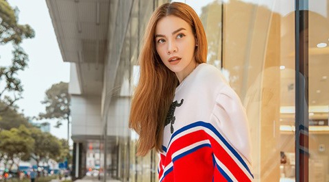 Ho Ngoc Ha mac doi thuong dep nhat tuan qua hinh anh