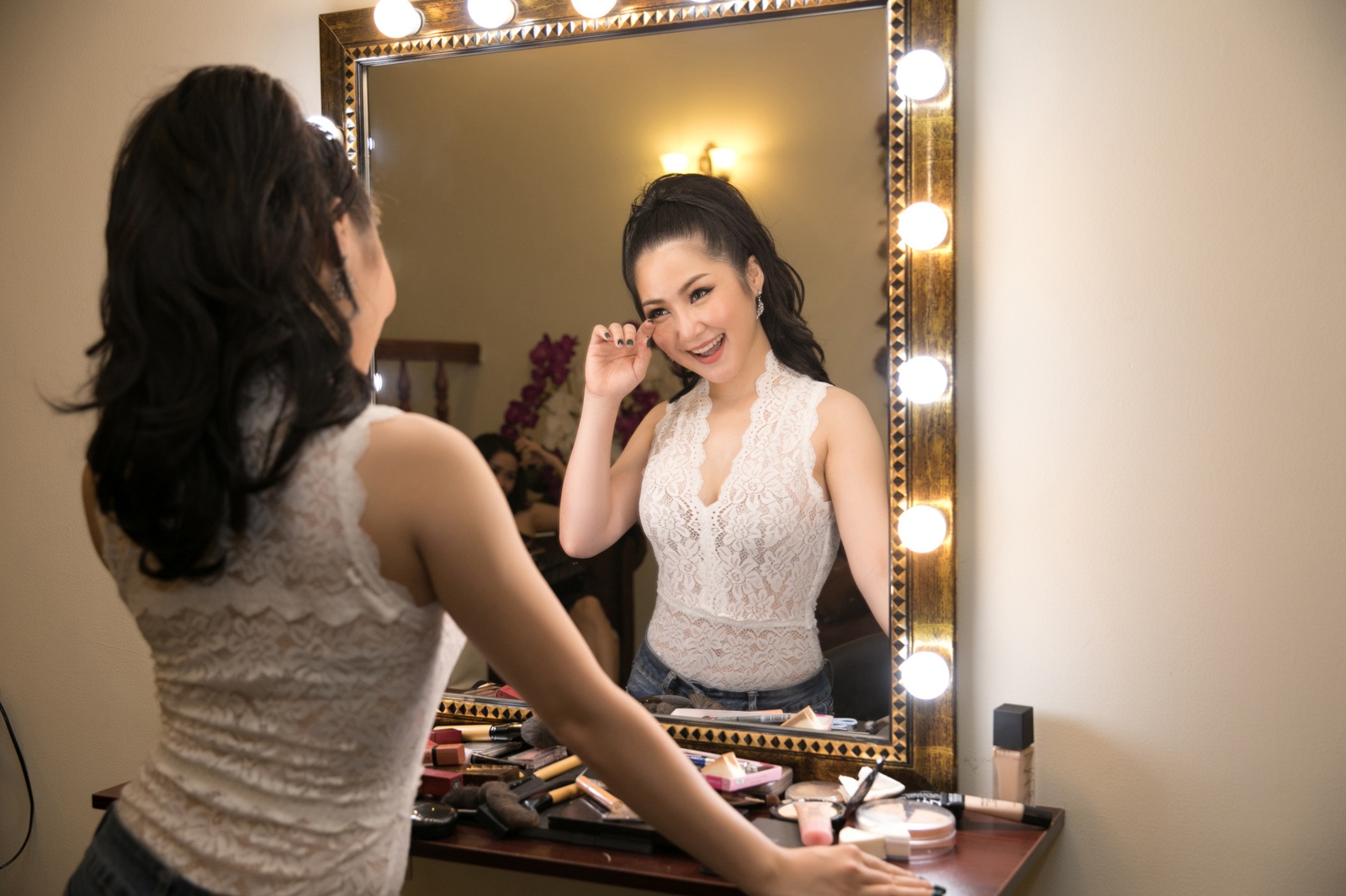 Ban gai Dinh Tien Dat mac goi cam anh 6