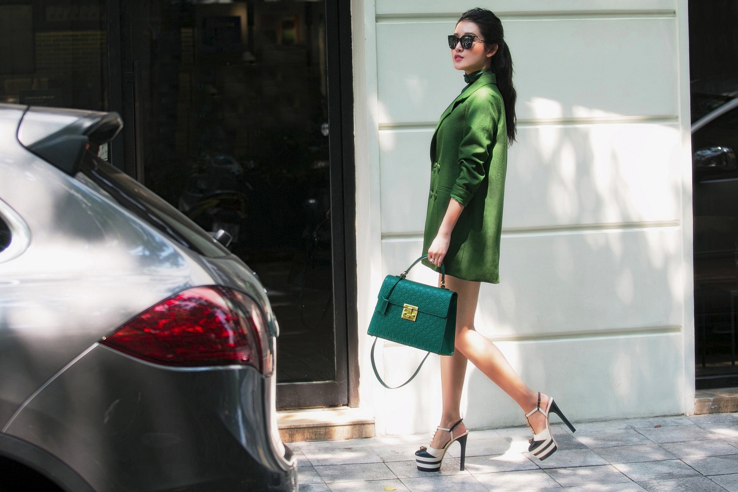 Huyền My sành điệu xuống phố ảnh 2 Huyen My sanh dieu xuong pho anh 2