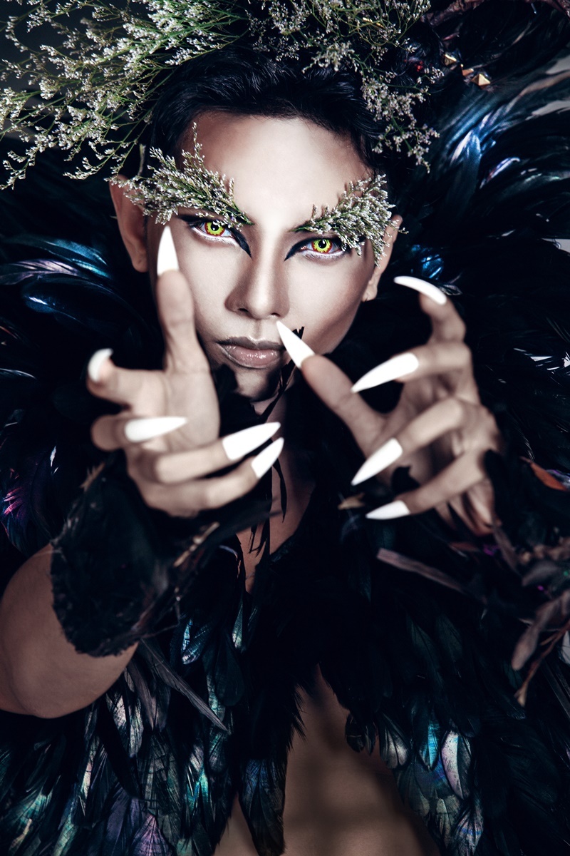 Phan Hien rung ron trong anh Halloween anh 3