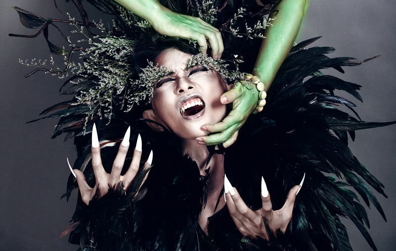 Phan Hien rung ron trong anh Halloween anh 5