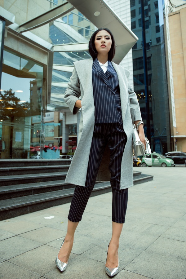 Ngọc Hân phối áo khoác cùng trang phục ảnh 1 Ngoc Han phoi ao khoac cung trang phuc anh 1