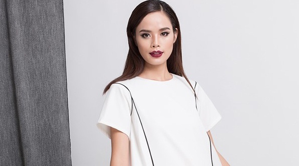 Tran Hien goi y 10 bo trang phuc trang den cho mua thu dong hinh anh