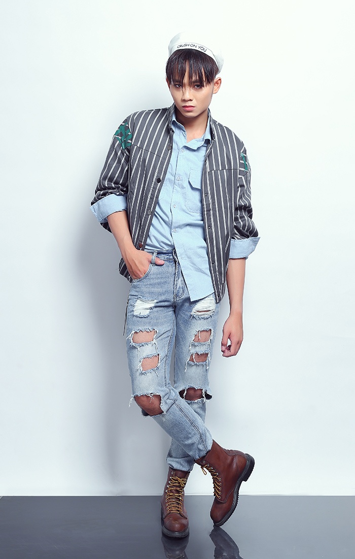 Quan quan Cuoi xuyen Viet ca tinh voi denim anh 3