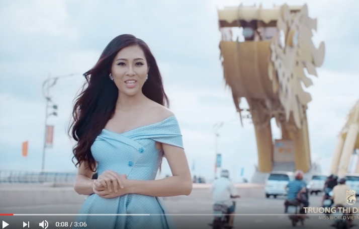 Dieu Ngoc tham gia Hoa hau The gioi anh 1