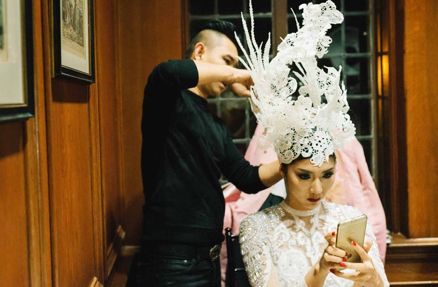 Ngoc Quyen dien vay xuyen thau anh 1