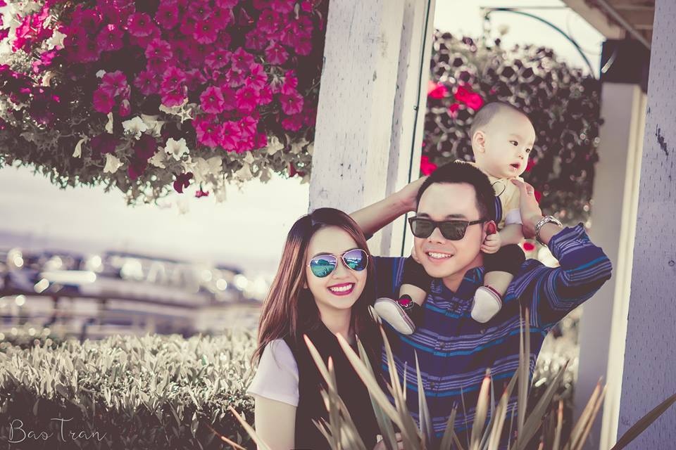 Gia dinh hanh phuc cua Miss Teen Huyen Trang anh 3