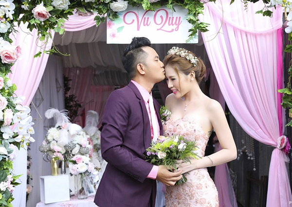 dam cuoi dien vien Thien Bao va Kim Yen anh 4