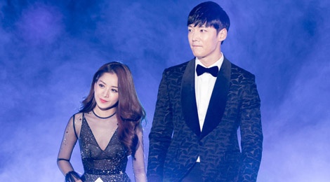 Chi Pu sanh doi tai tu 'Nguoi thua ke' tren san khau hinh anh