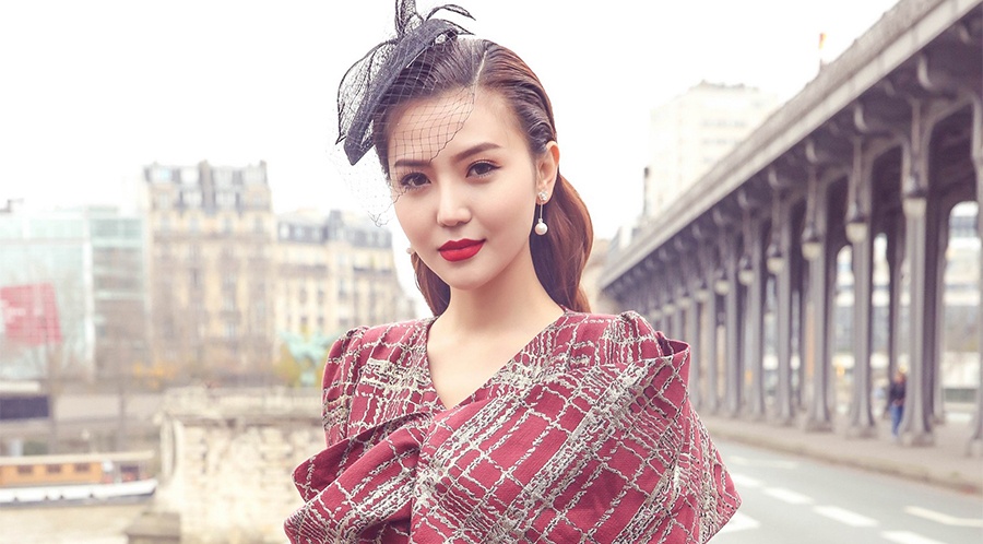 Nu hoang sac dep sanh dieu tren duong pho Paris hinh anh