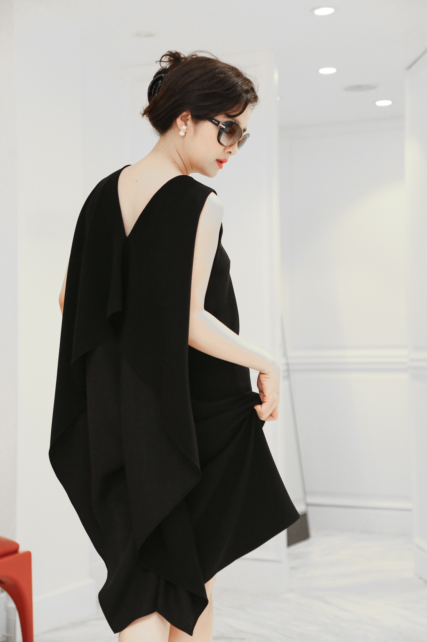 Giáng My diện đầm ren nữ tính ảnh 7 Giang My dien dam ren nu tinh anh 7