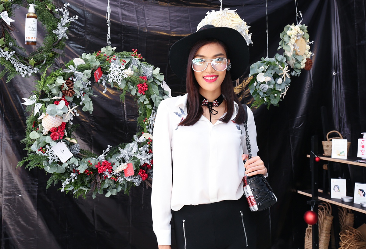 Lan Khue cung hoc tro The Face di su kien anh 1