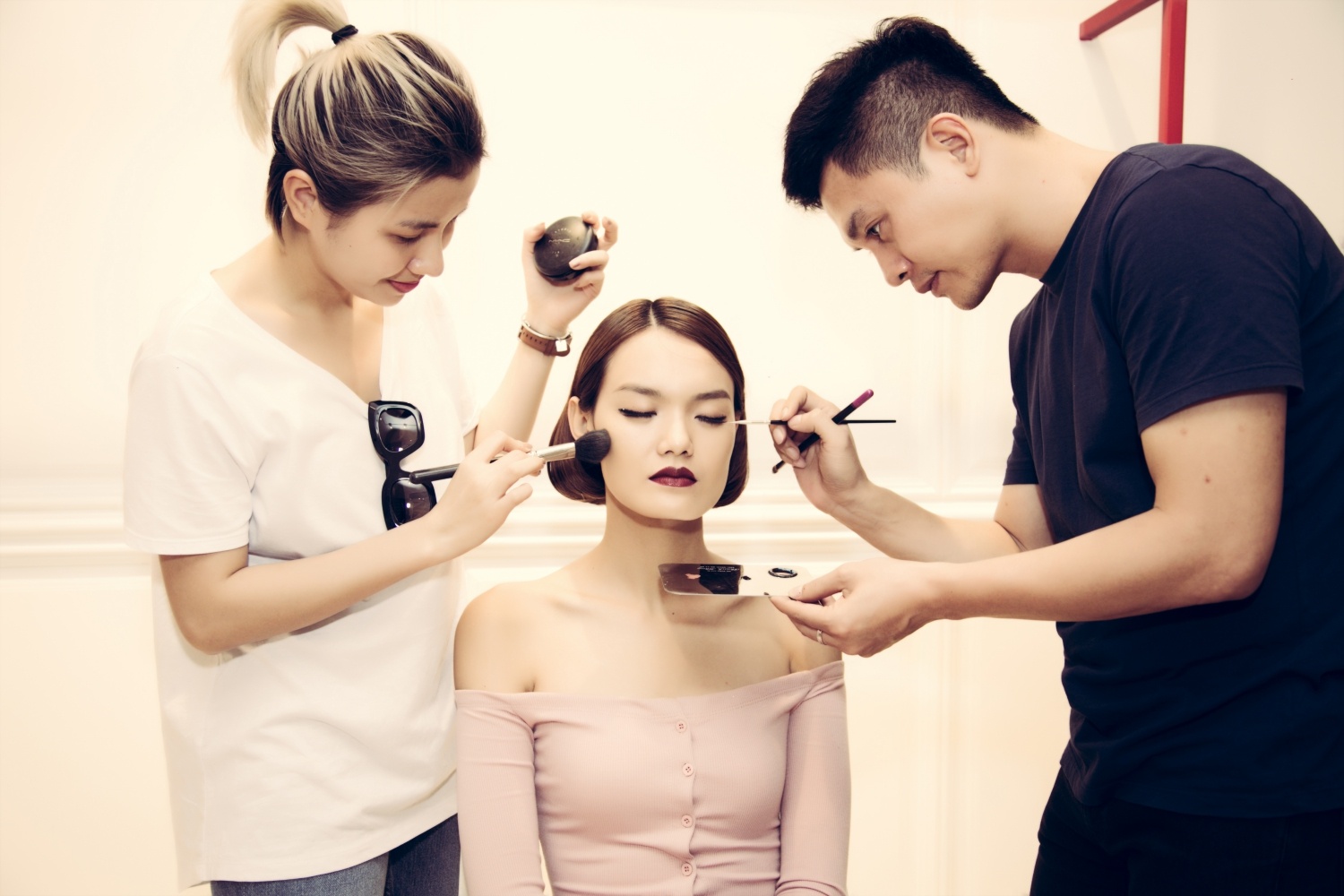 Xu huong trang diem trong show Do Manh Cuong anh 3