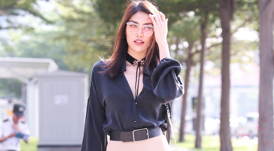 Lan Khue thanh lich dao pho Sai thanh hinh anh