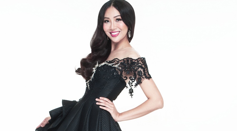Trang phuc da hoi cua Dieu Ngoc o Hoa hau The gioi hinh anh
