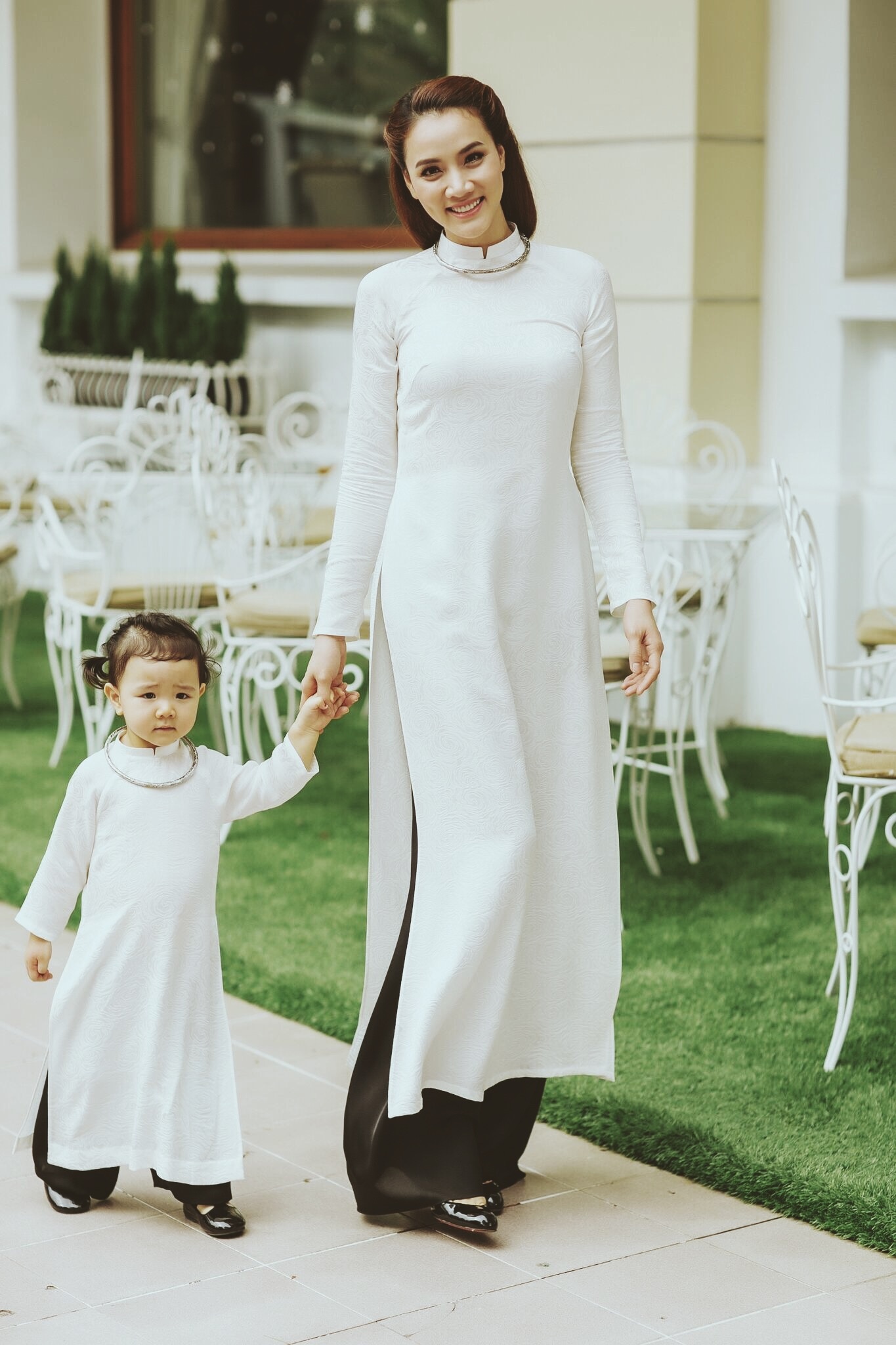 Trang Nhung va con gai xuong pho anh 6