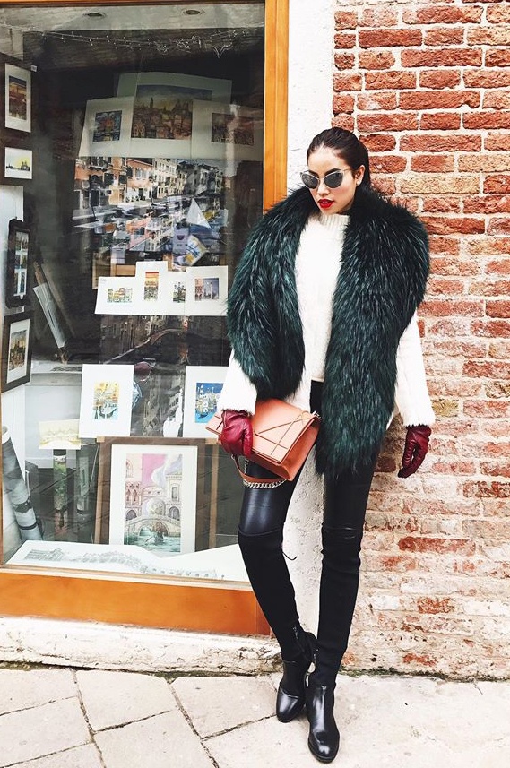 Thoi trang thu dong cua Pham Huong anh 1