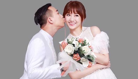 Tran Thanh hon Hari Won trong anh cuoi, tu gia doi doc than hinh anh