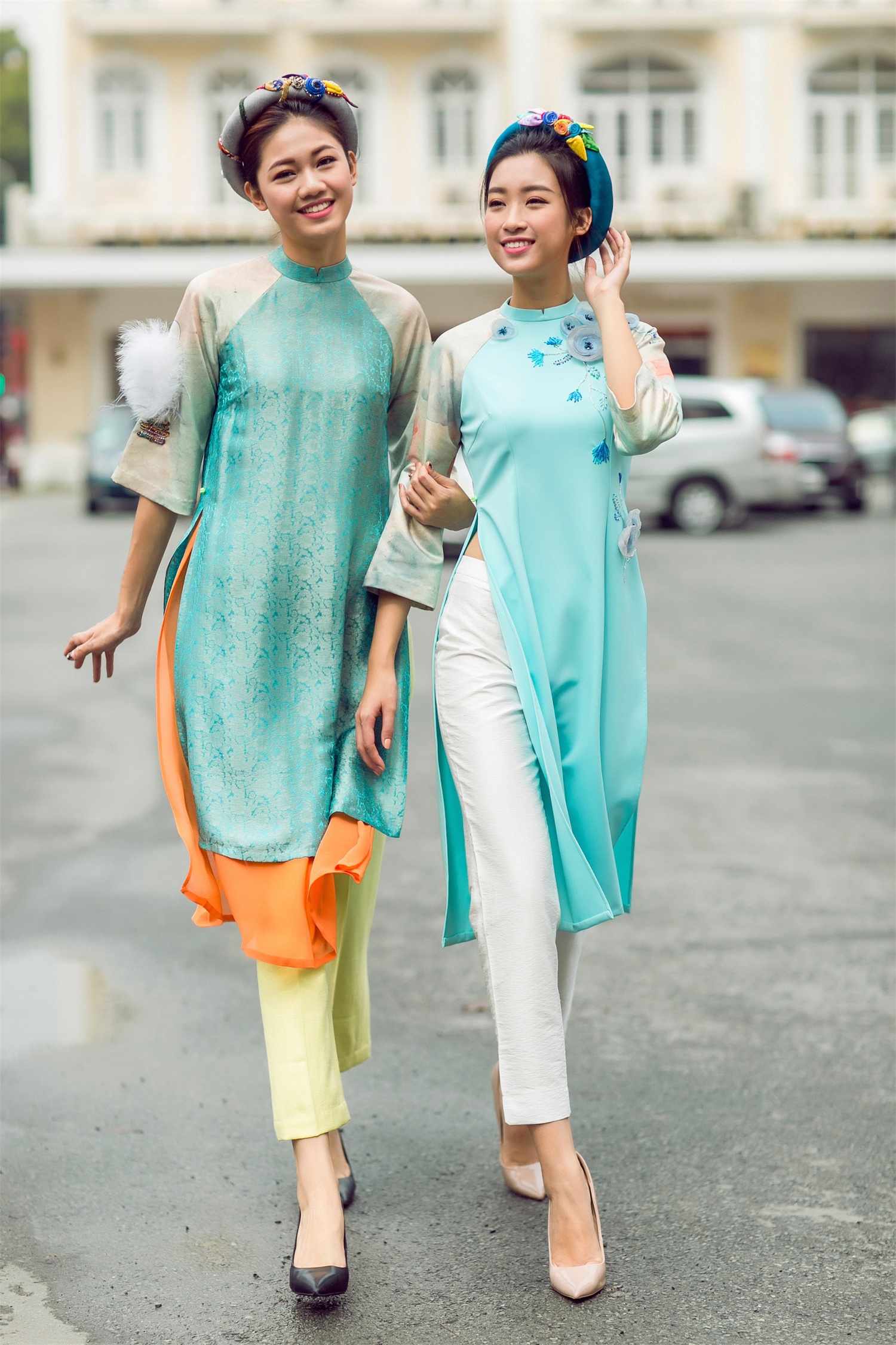 Mỹ Linh,  Thanh Tú diện áo dài ngày Tết ảnh 4 My Linh,  Thanh Tu dien ao dai ngay Tet anh 4