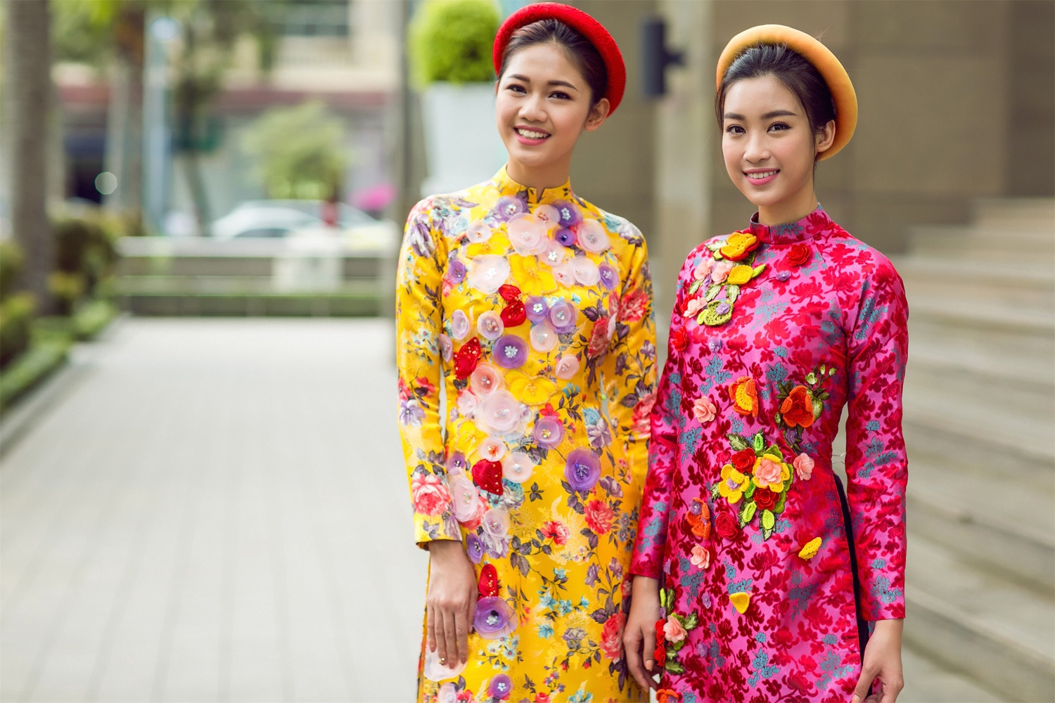 Mỹ Linh,  Thanh Tú diện áo dài ngày Tết ảnh 7 My Linh,  Thanh Tu dien ao dai ngay Tet anh 7