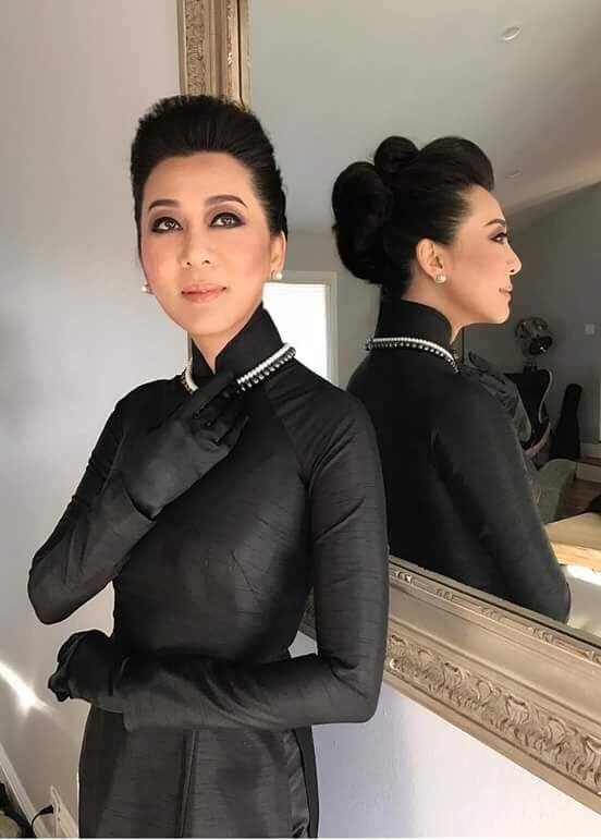 MC Ky Duyen mac dep du tang le me anh 1