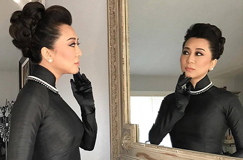 MC Ky Duyen mac dep du tang le me anh 2