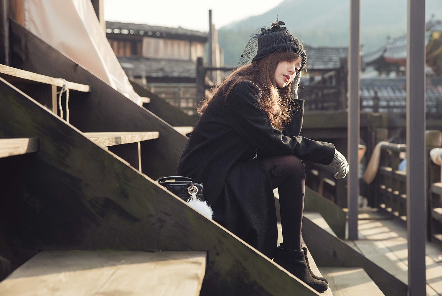 Midu chup anh o phim truong Han Quoc anh 4