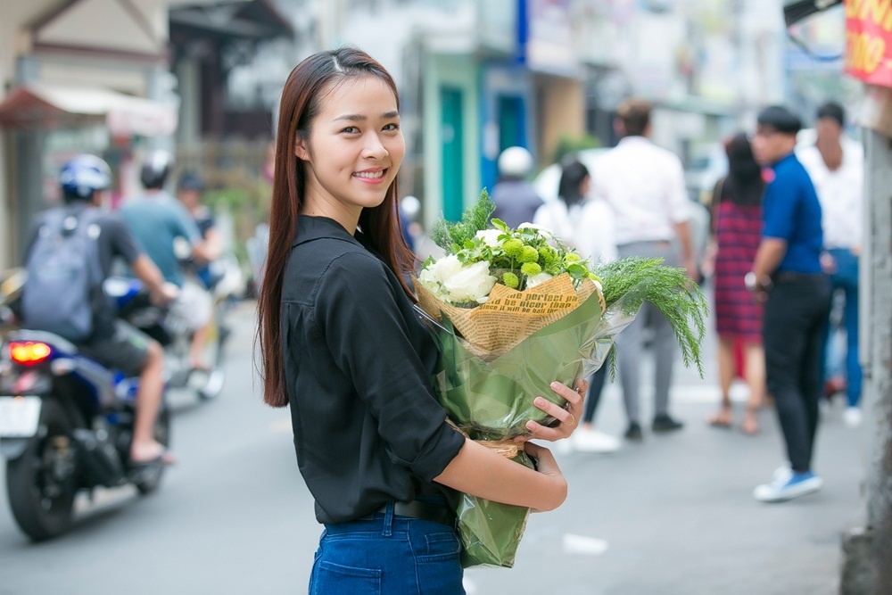 Diep Bao Ngoc tham gia dinh Manh Dung anh 1