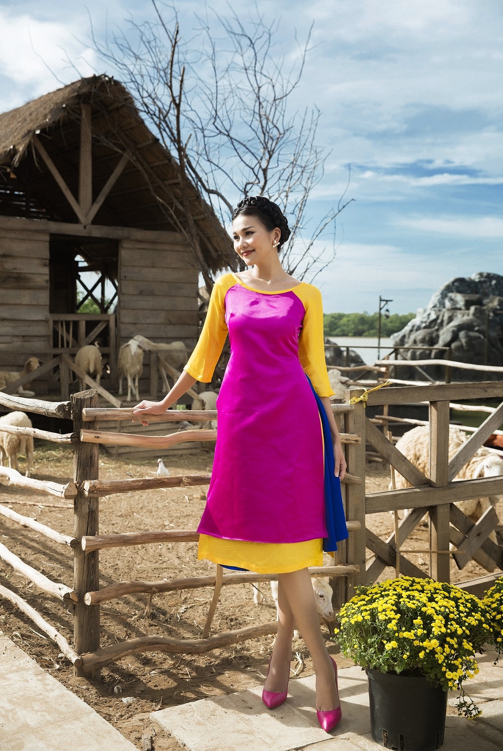 Thanh Hang duyen dang voi ao dai cach tan anh 3